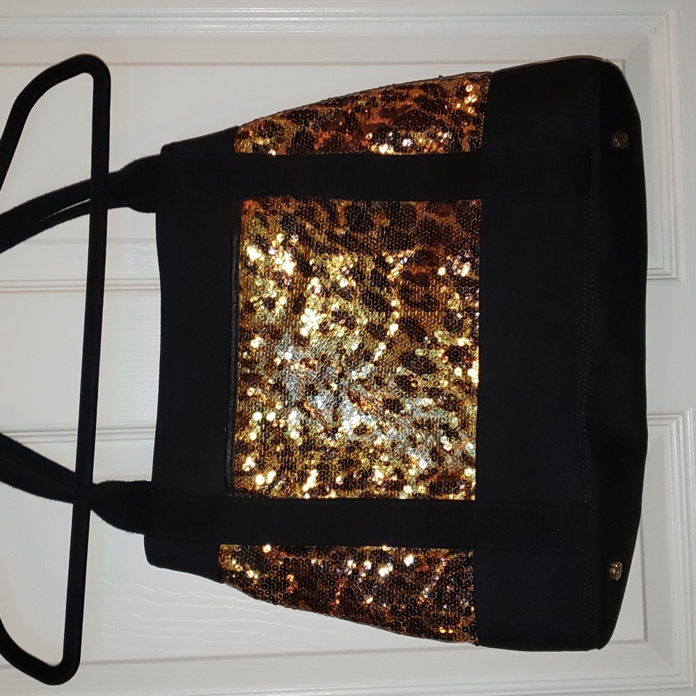 Eric Javits Sequin Leopard Bag - Picture 5 of 9